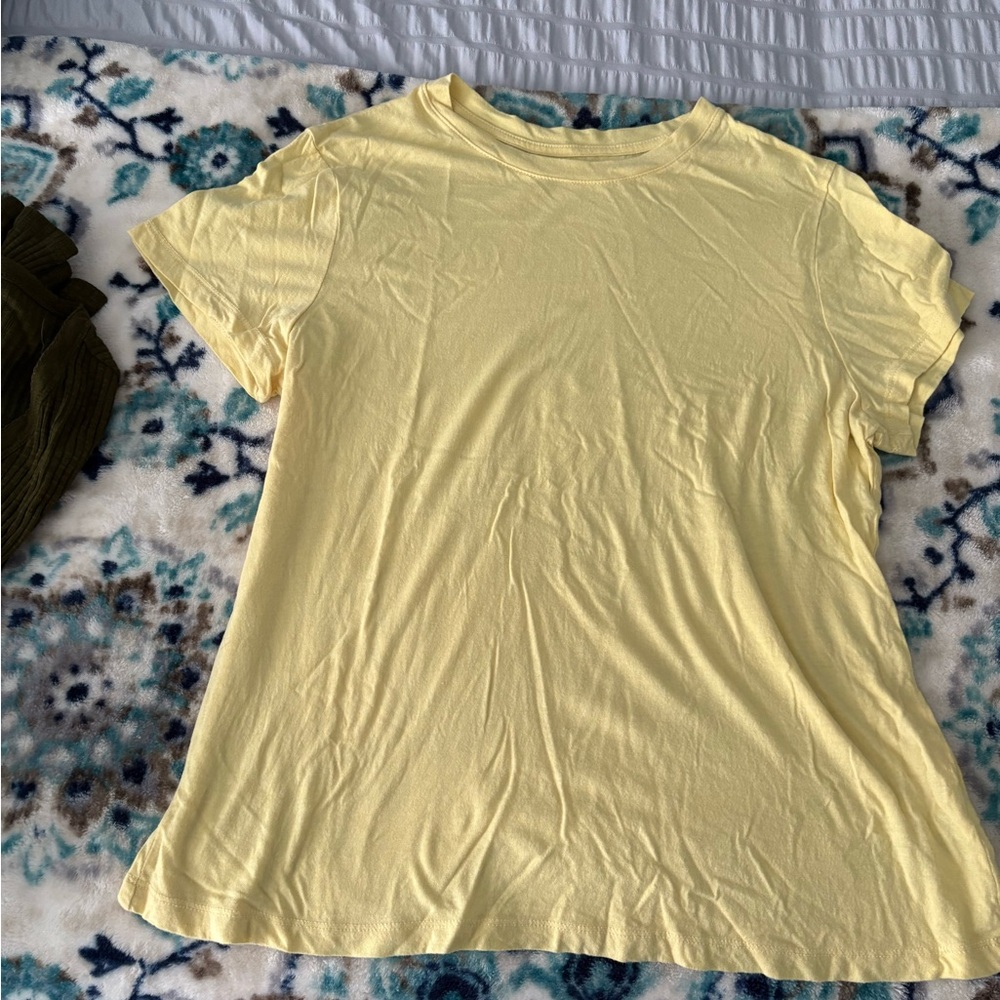 Yellow Women's T-Shirt a new day